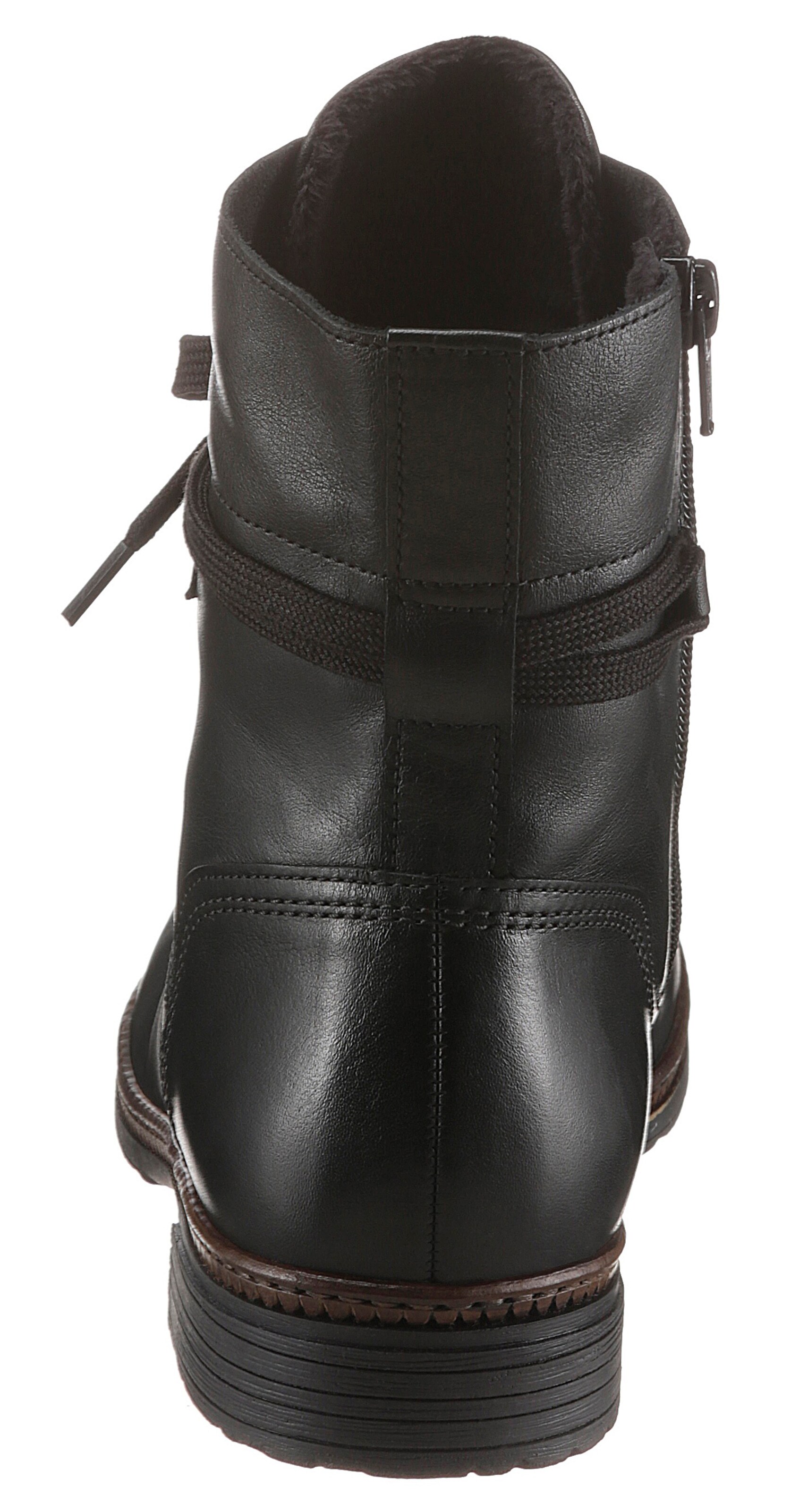 GABOR Lace-Up Ankle Boots in Black