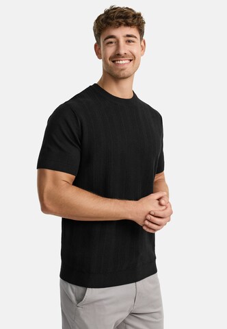 INDICODE JEANS Sweater 'Varson' in Black: front