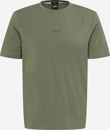 BOSS Orange Majica 'Chup' | zelena barva: sprednja stran
