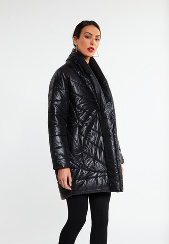 Veste d’hiver faina en noir : devant