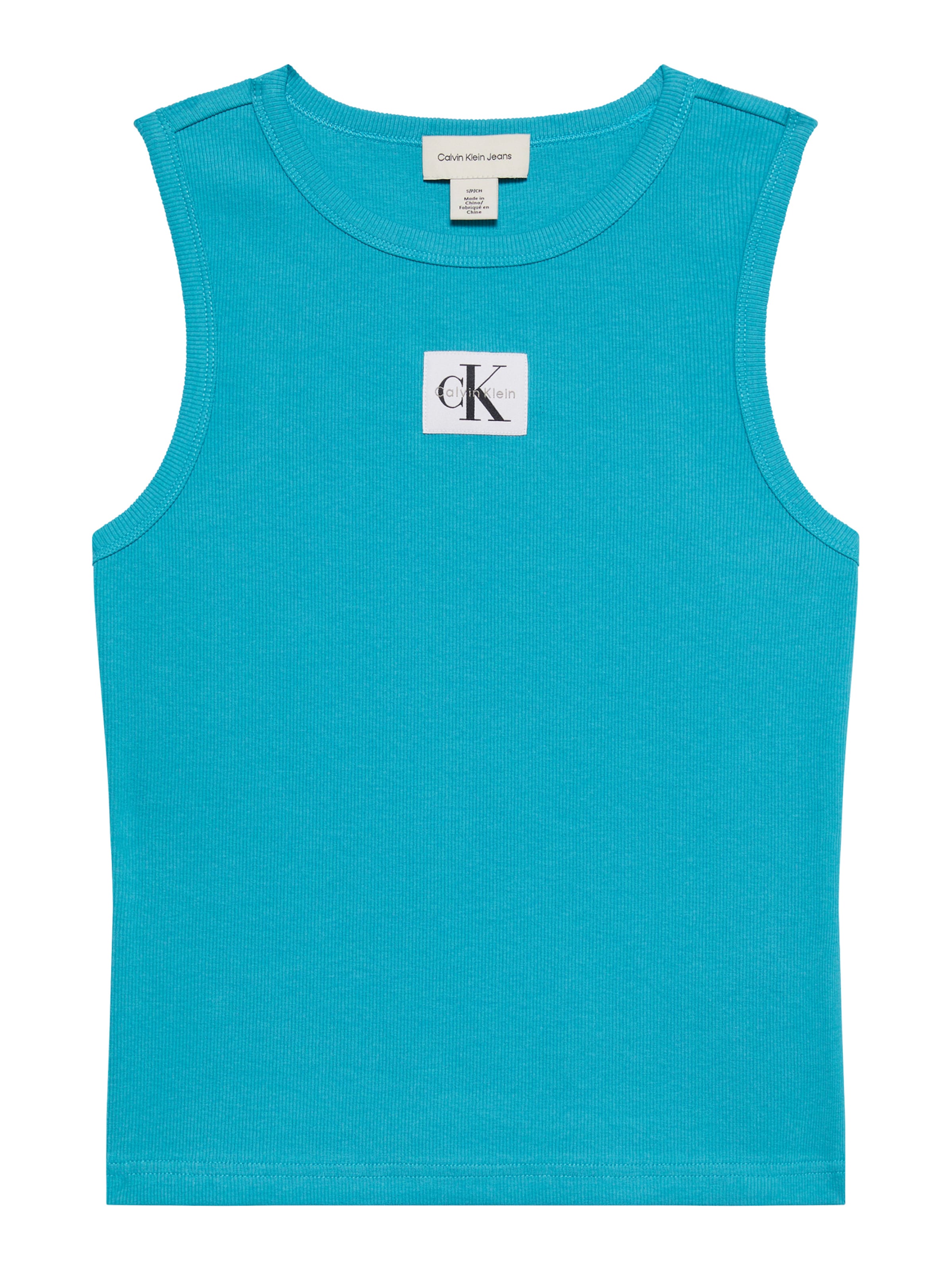 Calvin Klein Jeans Top in Grün: Vorderseite