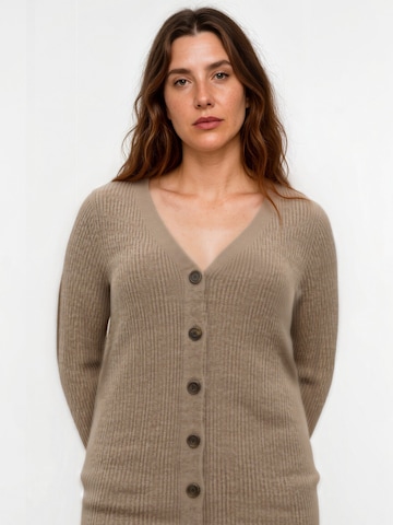 Robes en maille 'VMCLefile' Vero Moda Curve en marron