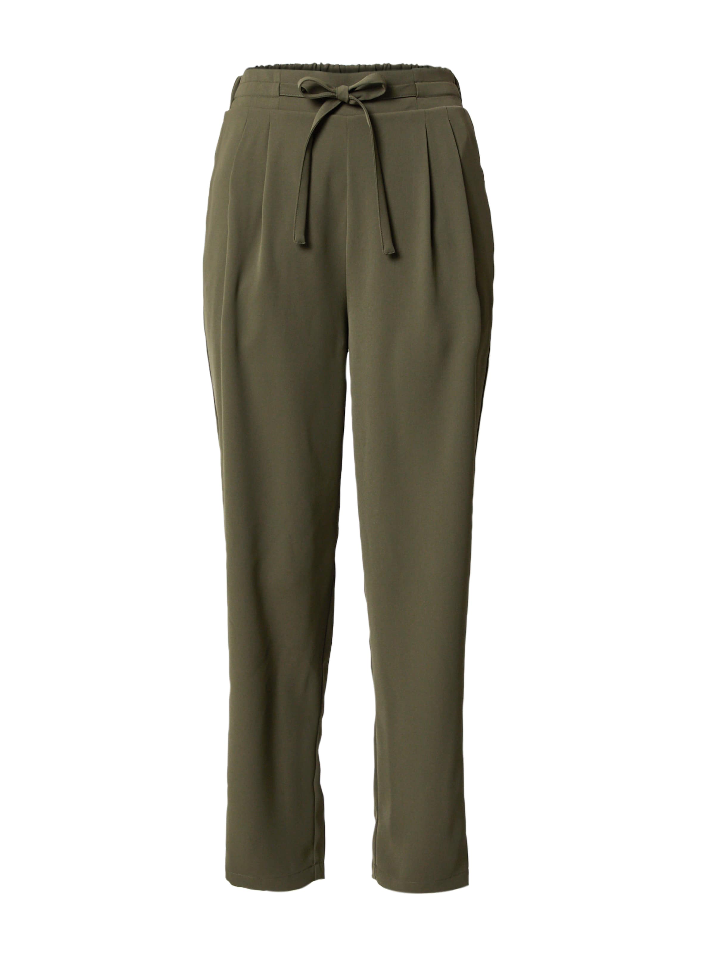 ABOUT YOU Loosefit Παντελόνι πλισέ σε πράσινο: μπροστά