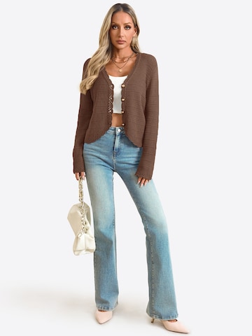 Geacă tricotată de la Imily Bela pe maro