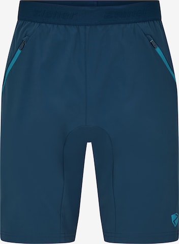 ZIENER Workout Pants 'NALTE' in Blue: front