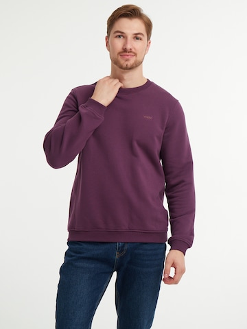 WEM Fashion Sweatshirt 'Spell Crew Mint' in Lila: Vorderseite