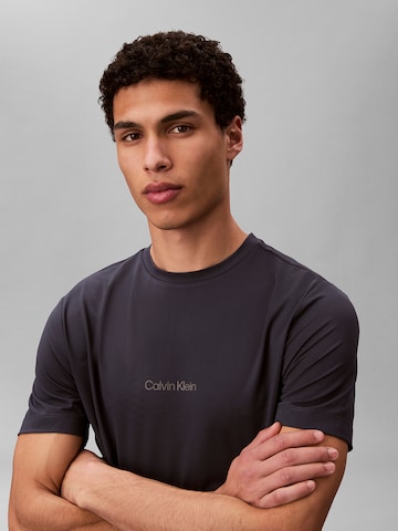 T-Shirt fonctionnel Calvin Klein Sport en bleu