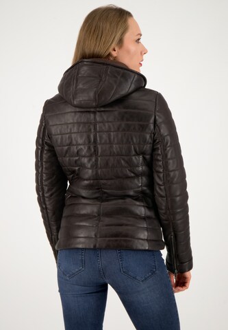 URBAN 5884® Lederjacke 'Bella' in Braun