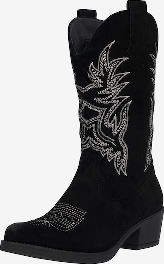 Salinyang Cowboystiefel in schwarz / offwhite, Produktansicht