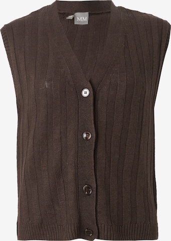 MM by Max Mara Strickweste 'LRANGHI' in Braun: Vorderseite