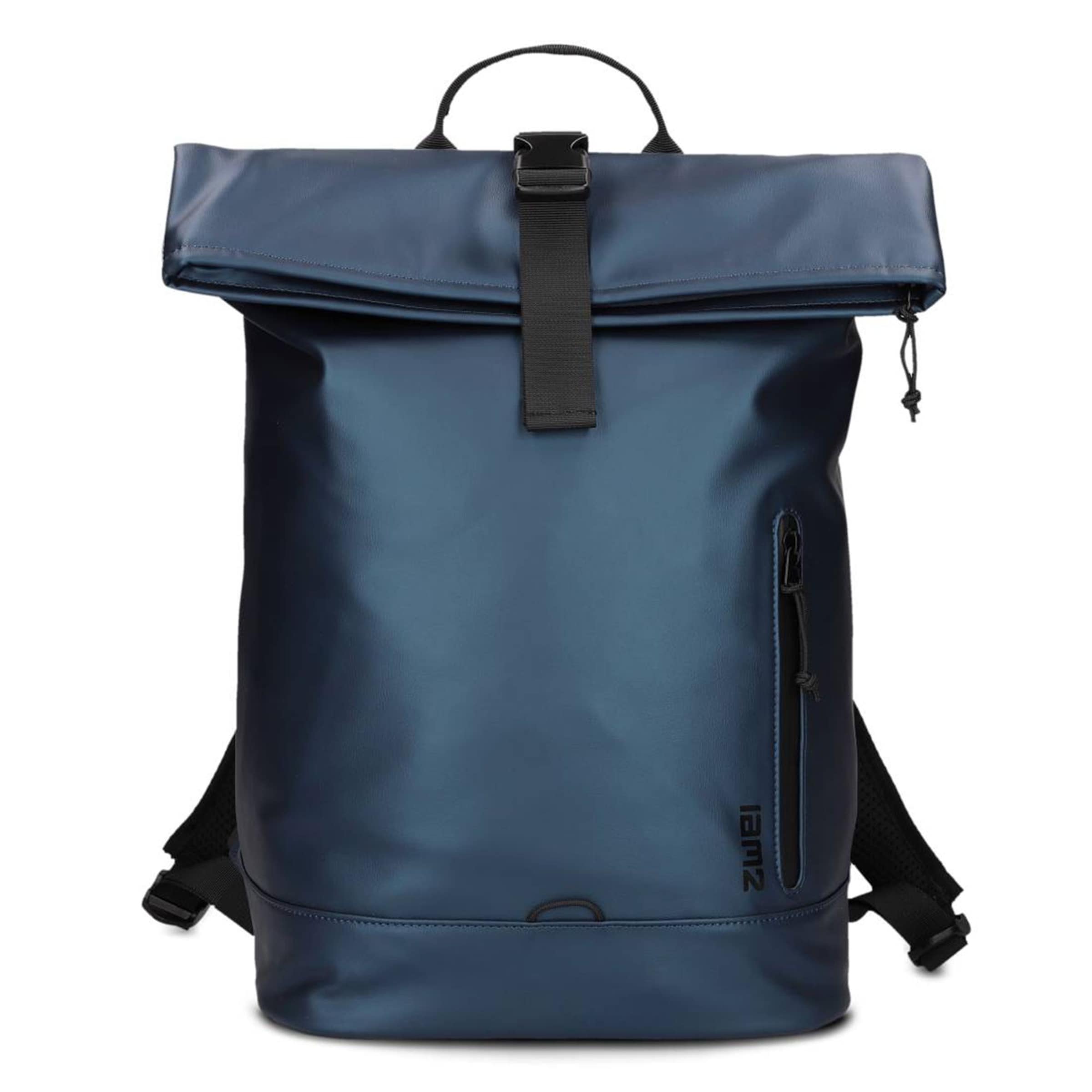 ZWEI Backpack 'Cargo' in Blue: front