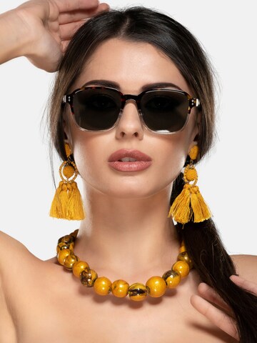 TWIG Concept Milano Sonnenbrille 'Signac' in Braun: Vorderseite