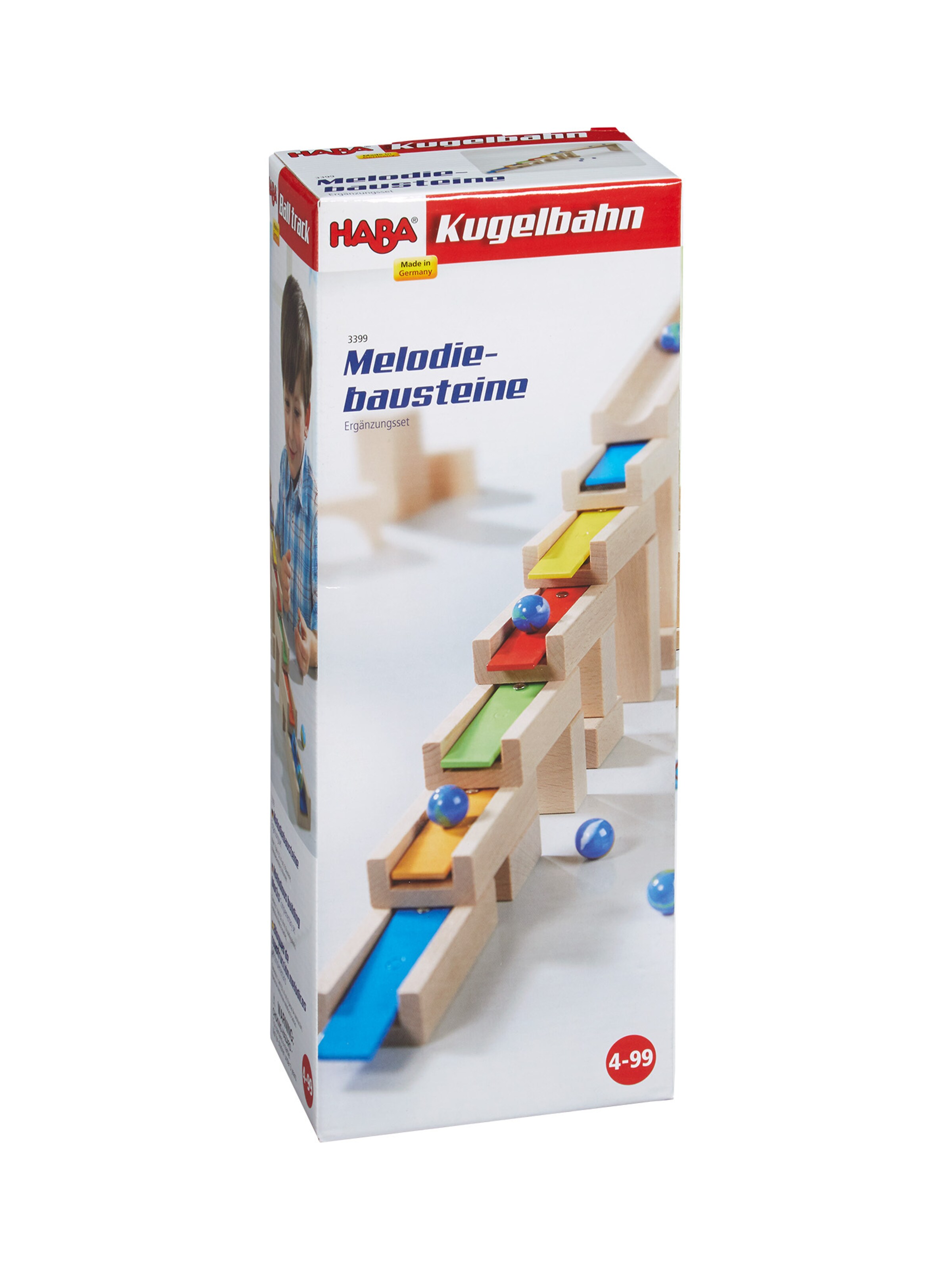 HABA Kugelbahn ' Kullerbü - Melodiebausteine ' in mischfarben, Produktansicht