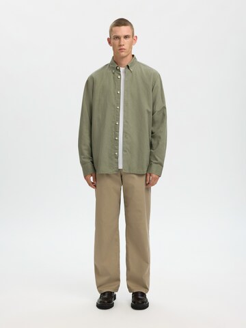 SELECTED Regular Fit Paita 'SLHCLAY' värissä harmaa