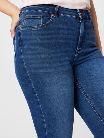 ONLY Curve Flared Jeans 'BLUSH' in Blue