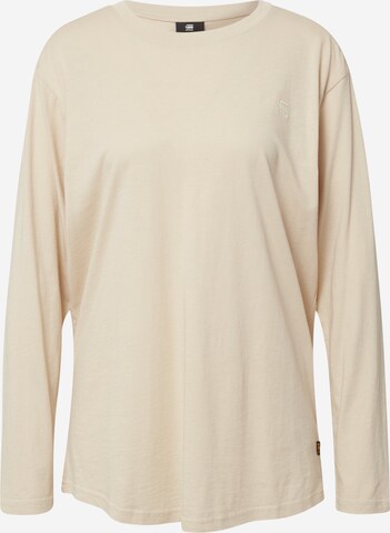 G-Star RAW T-shirt i beige: framsida