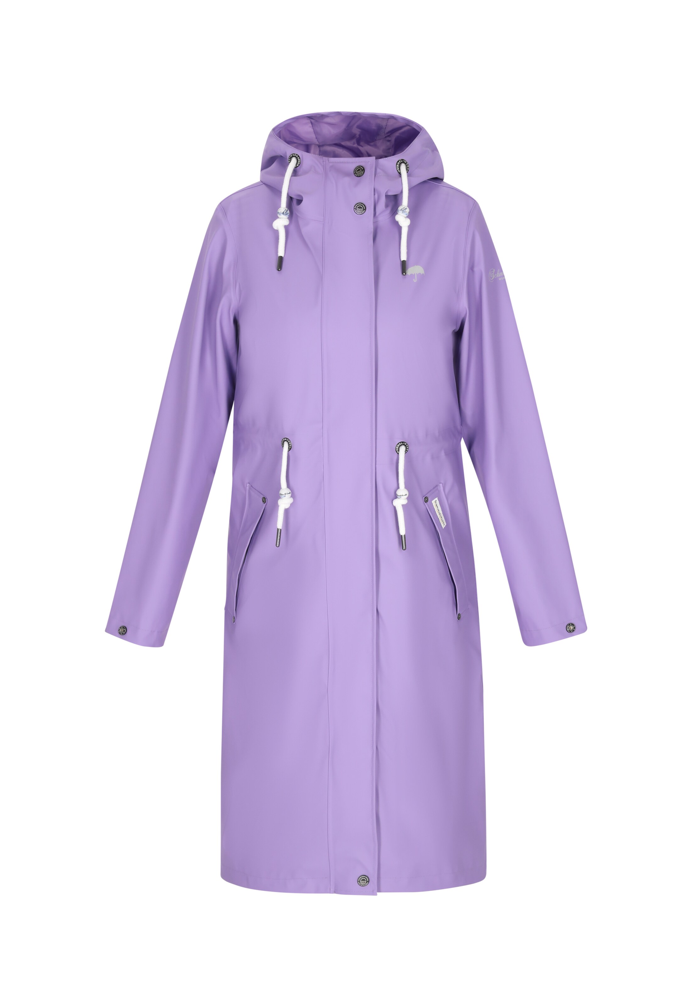 Schmuddelwedda Functionele mantel in Lila: voorkant