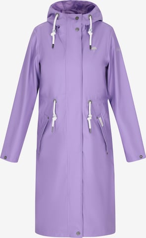 Schmuddelwedda Raincoat in Purple: front
