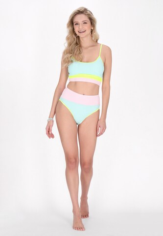 IZIA Bustier Bikini in Blauw
