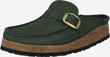 BIRKENSTOCK Pantofle – zelená: přední strana