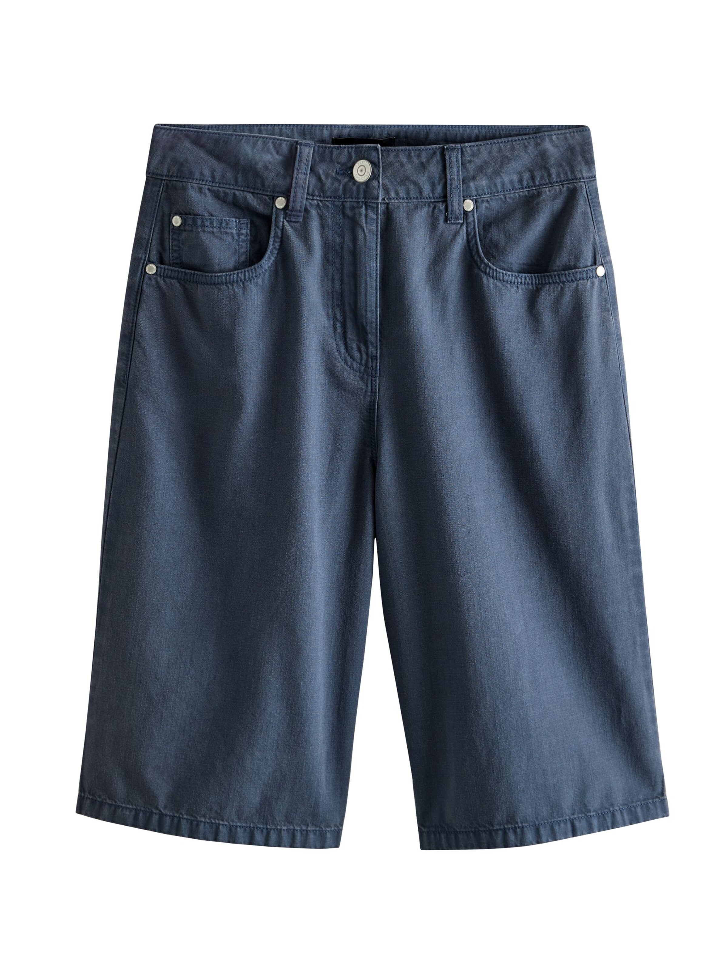 Next Loosefit Shorts in Blau: Vorderseite