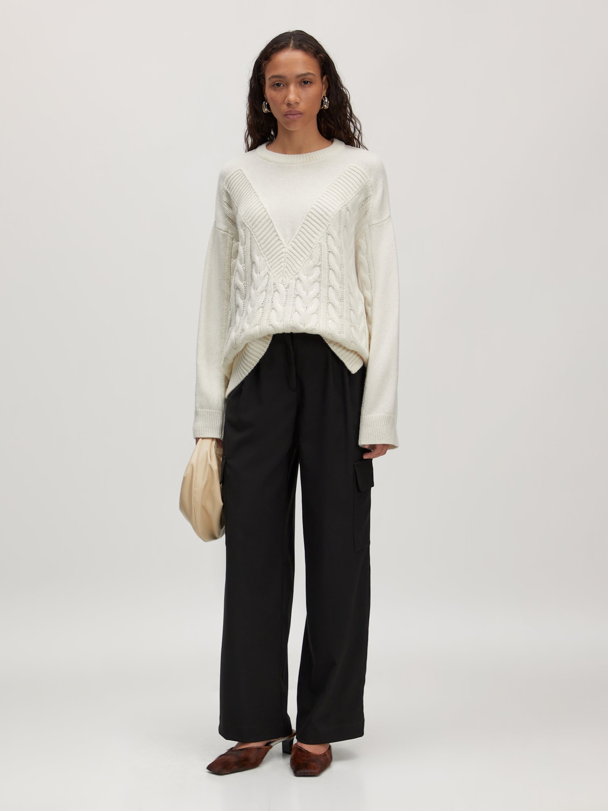 EDITED Produkte Pullover 'Danica' creme