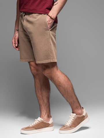 Ombre Loose fit Trousers in Brown