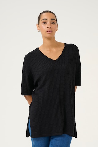 Kaffe - Jersey en negro: frente
