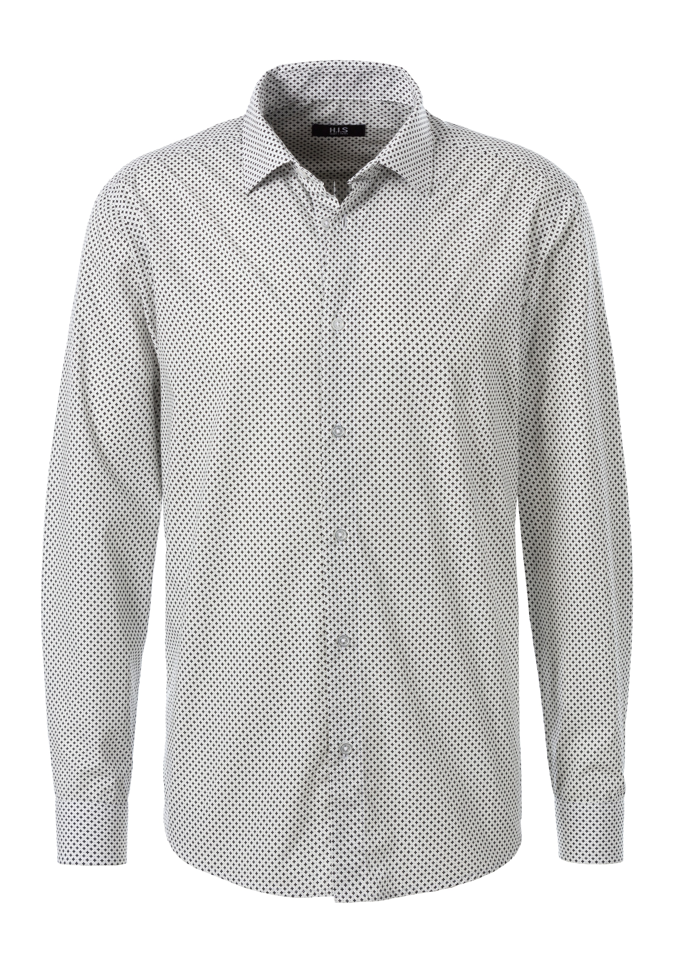 H.I.S Rovný strih Košeľa - Biela: predná strana