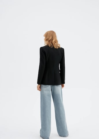 MANGO Wide leg Jeans 'Ari' in Blue