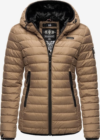 MARIKOO Winter Jacket 'Jaylaa' in Brown: front