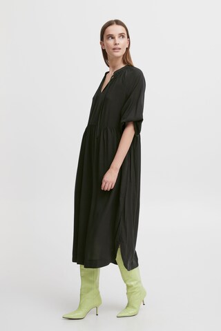 b.young - Vestido camisero en negro