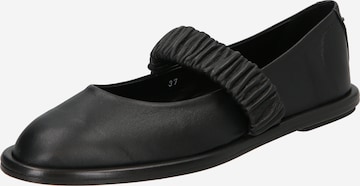 Weekend Max Mara Ballet Flats 'MALTA' in Black: front