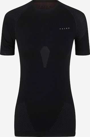FALKE Base Layer in Schwarz: Vorderseite