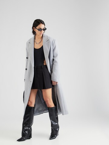 TOPSHOP Between-Seasons Coat in Grey