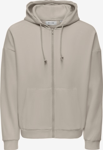 Only & Sons Sweatshirt in Beige: Vorderseite