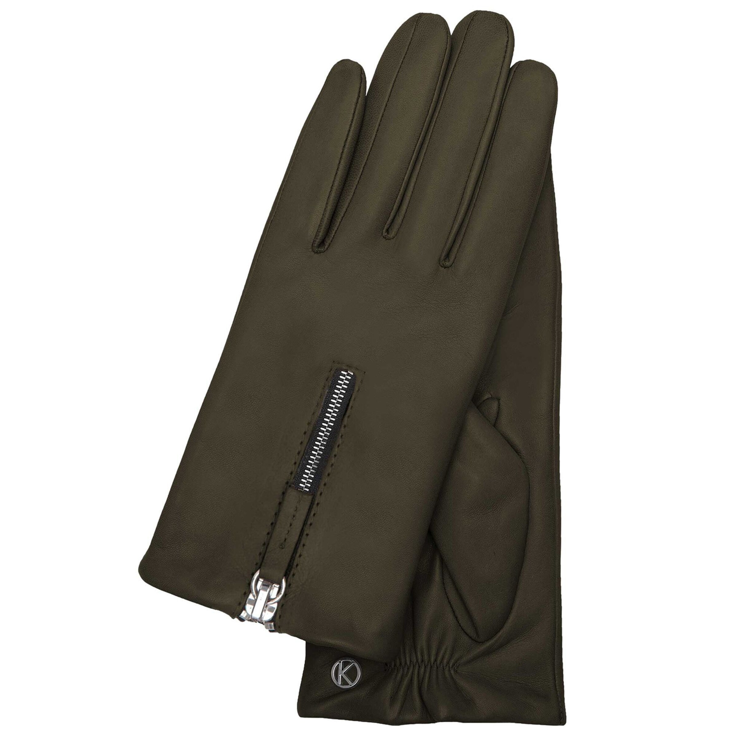 KESSLER Handschuhe 'Enya' in Grün: Vorderseite