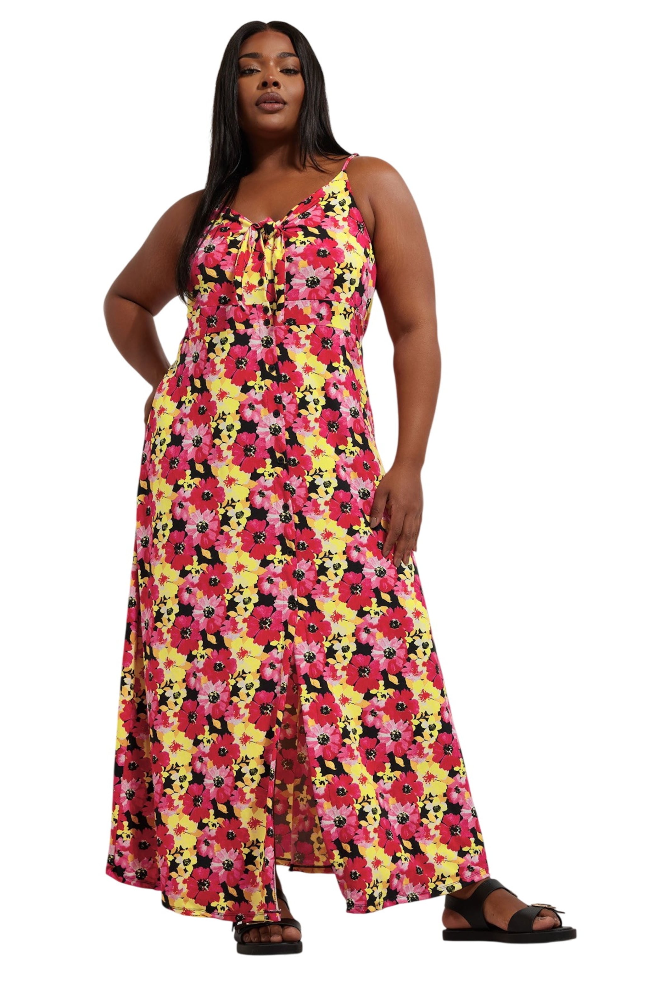 Stil Diva Zomerjurk in Gemengde kleuren: voorkant