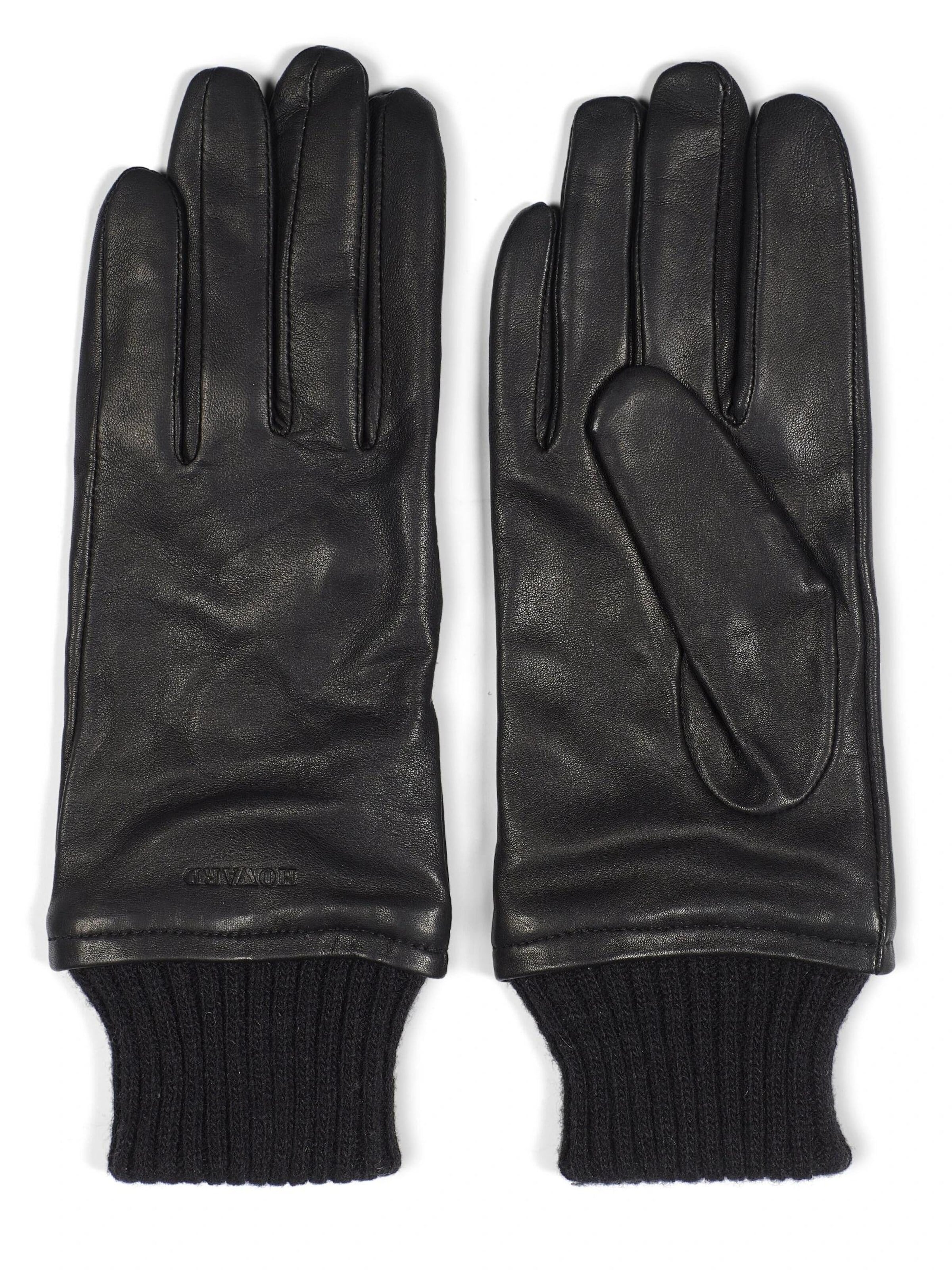 Gants 'Ella' Howard London en noir : devant