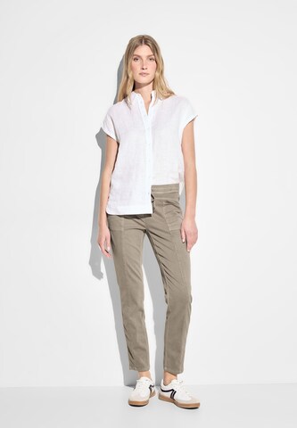 CECIL Slimfit Hose 'Tracey' in Beige