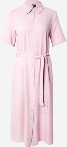Abito camicia 'PCPIA' di PIECES in rosa: frontale