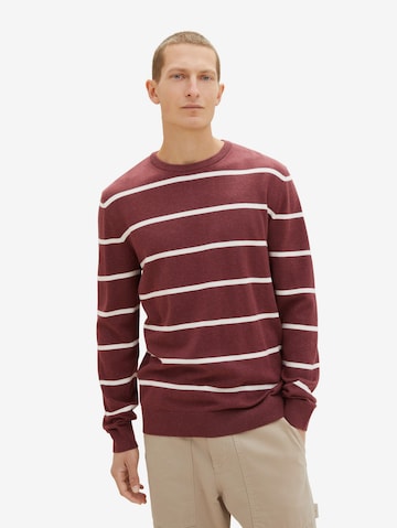 Pullover di TOM TAILOR in rosso: frontale