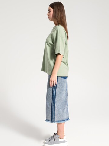 NOWIHT - Camiseta 'Zenobia' en verde
