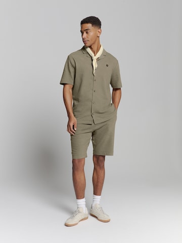 No Excess Regular fit Overhemd in Groen