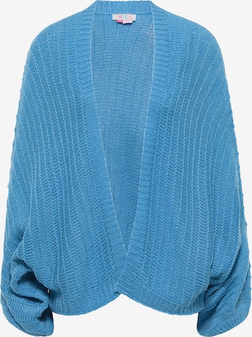 IZIA Gebreid vest in Blauw: voorkant