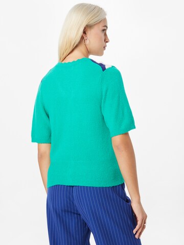 Louche Knit Cardigan 'JEANIE' in Green