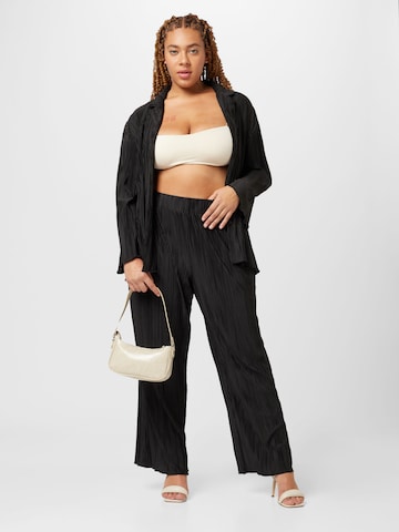 Bluză 'ELLIE' de la Selected Femme Curve pe negru