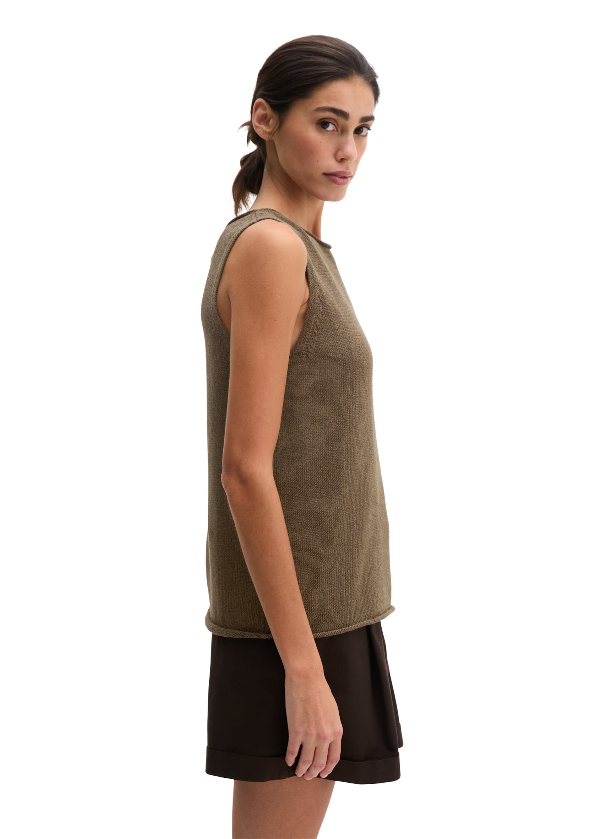 Marc O'Polo Knitted top in Brown