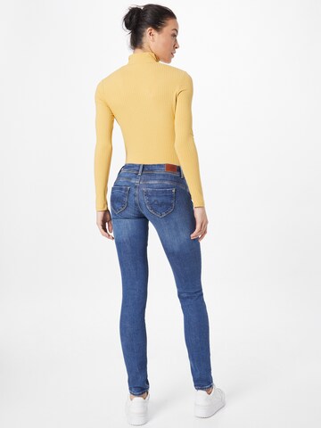 Pepe Jeans Slimfit Farkut 'New Brooke' värissä sininen