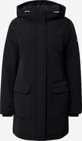 Tommy Jeans - Parka de inverno em preto: frente